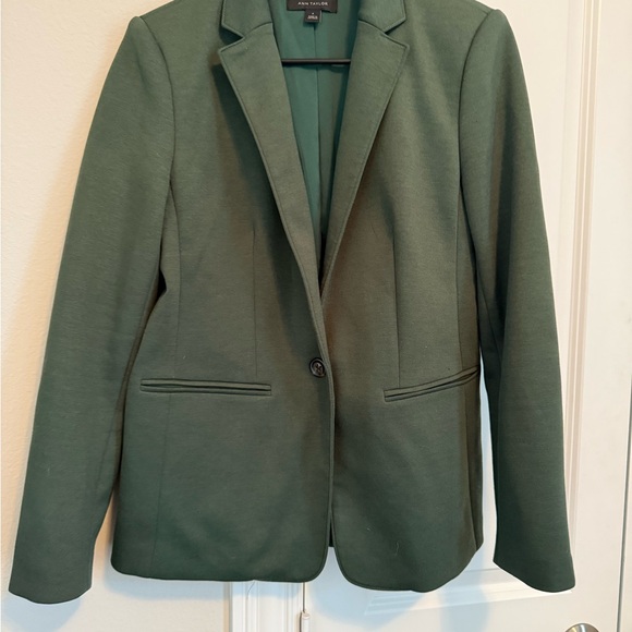 Ann Taylor Green Women's Blazer - Picture 6 of 6